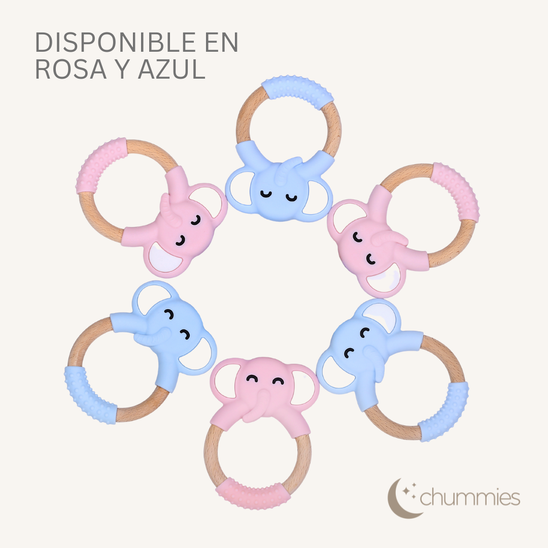 Dona de Elefante - Mordedera de Silicon & Madera de Haya