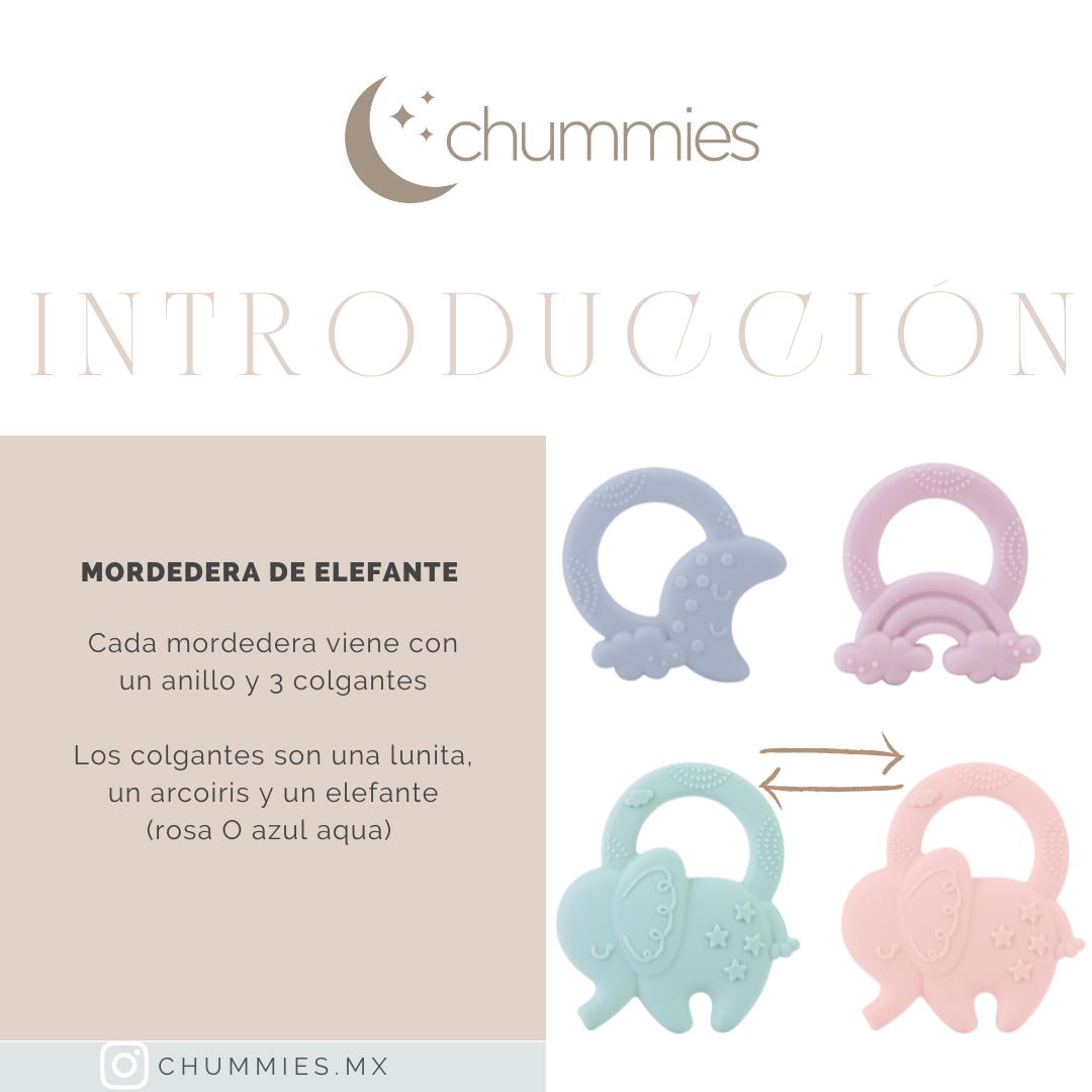 Anillo de Elefante - Mordedera bebe de silicon