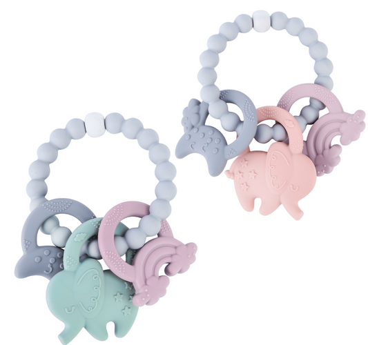 Anillo de Elefante - Mordedera bebe de silicon