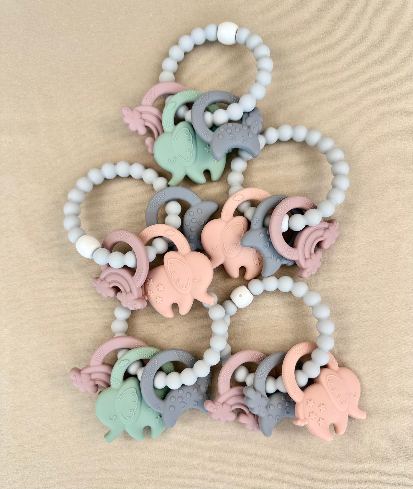 Anillo de Elefante - Mordedera bebe de silicon